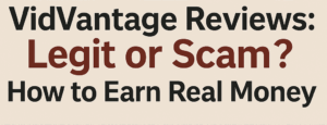VidVantage Reviews: Legit or Scam? How to Earn Real Money